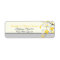 Magnolia branch yellow, grey wedding custom label