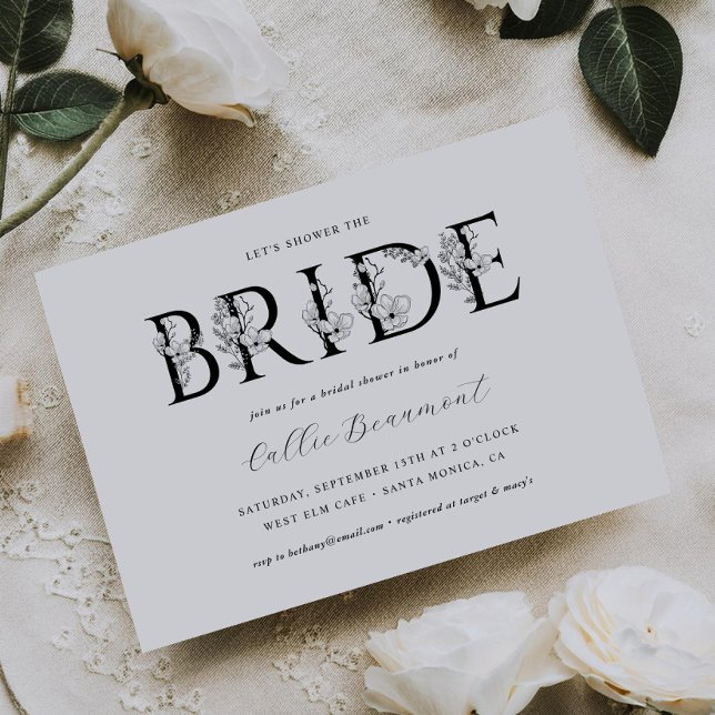 Magnolia Bridal Shower Party Invitation Card (Creator Uploaded)