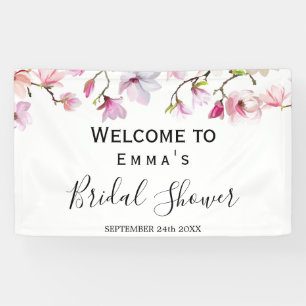 Magnolia Bridal Shower Welcome Banner
