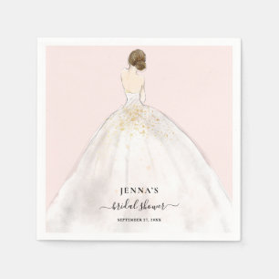 Magnolia Bride Bridal Shower Napkins