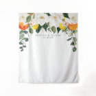 Magnolia Citrus Backdrop Photo Booth