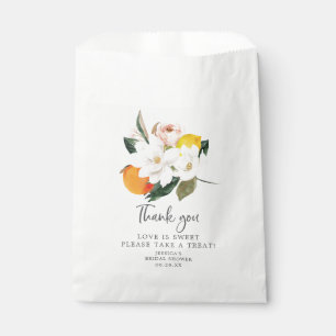 Magnolia Citrus Shower Favour Bag Love is Sweet