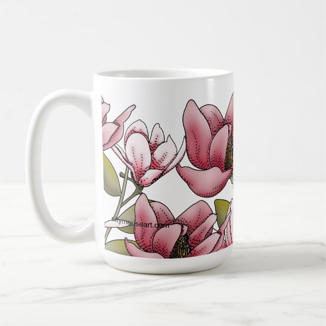Magnolia Dreams Coffee Mug (Left)