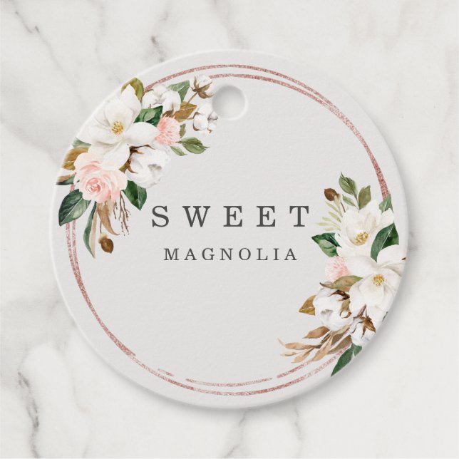 Magnolia Drink Tags Cocktails Mimosa (Front)