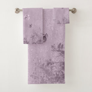 Magnolia & Ephemera Elements In On Thistle Colour Bath Towel Set