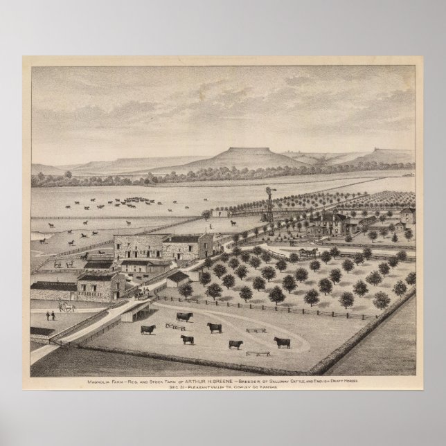 Magnolia Farm, Kansas Poster (Front)
