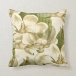 magnolia floral green cushion<br><div class="desc">green floral magnolia
 flora edition by hibiscusgarden.art</div>