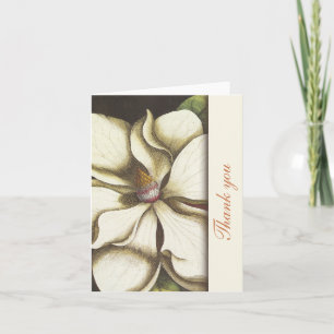 Magnolia Floral Thank You Notes