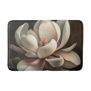 Magnolia Flower  Bath Mat