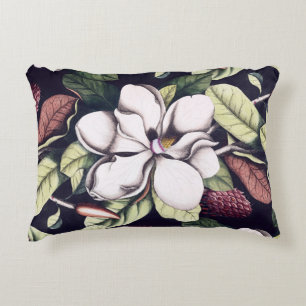 Magnolia Flower Decorative Cushion