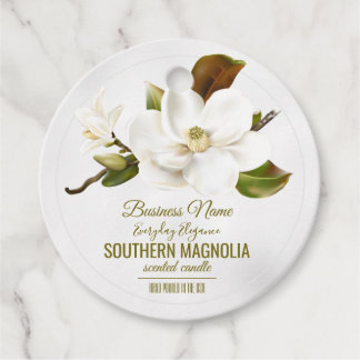 Magnolia Flower Favour Tags