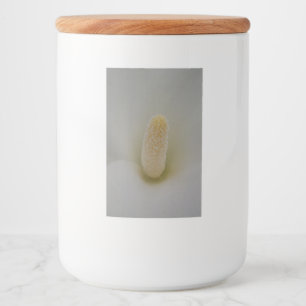 Magnolia Flower Food Container Label