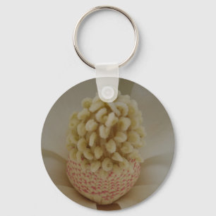 Magnolia Flower Key Chain