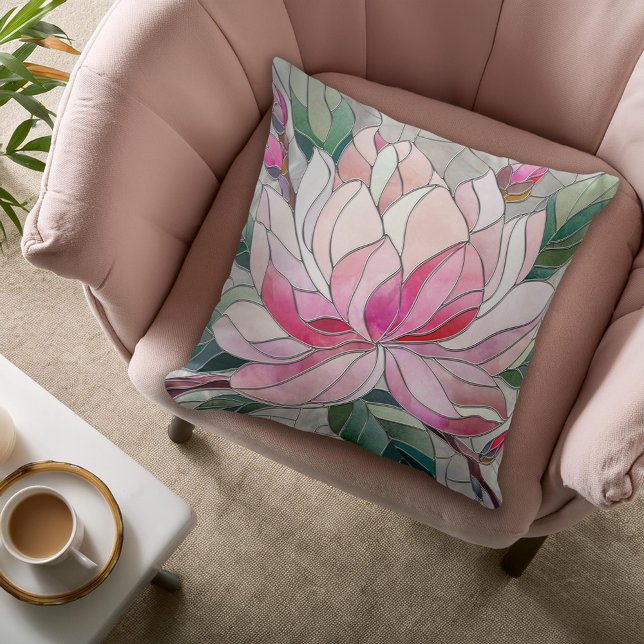 Magnolia Flower Mosaic  Cushion (Creator Uploaded)