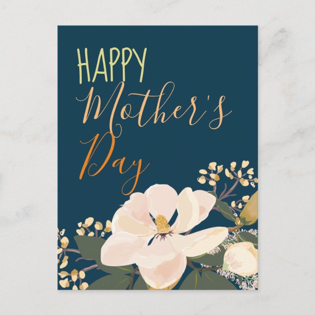 Magnolia Flower/ Mother's Day Postcard (Front)