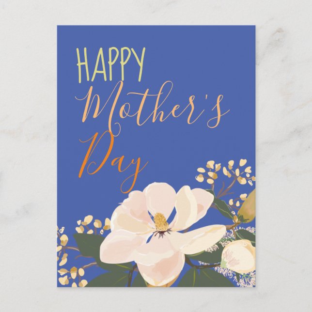 Magnolia Flower/ Mother's Day Postcard (Front)