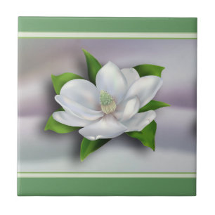 Magnolia Flower Tile