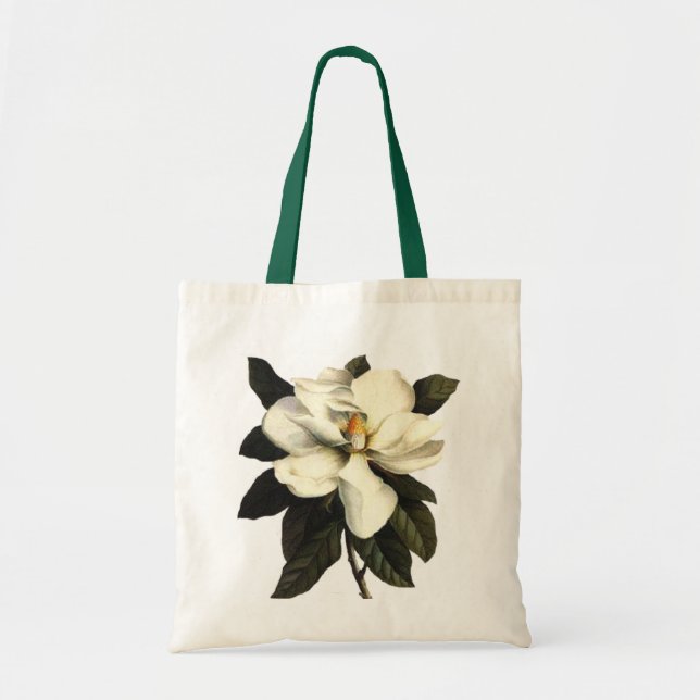 Magnolia Flower Tote Bag (Front)