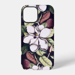 Magnolia Flowers Pattern iPhone 12 Case