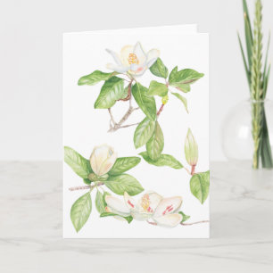 Magnolia Folded Thank You Card