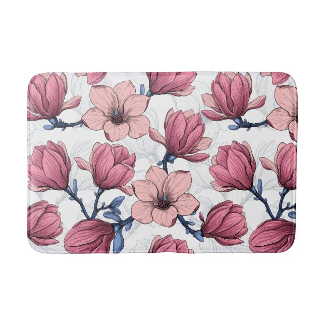 Magnolia garden 2 bath mat (Front)