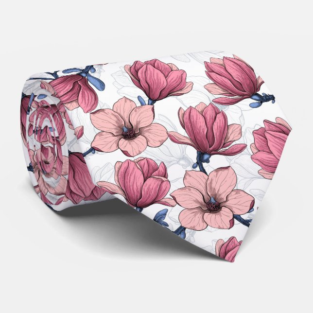 Magnolia garden 2 tie (Rolled)