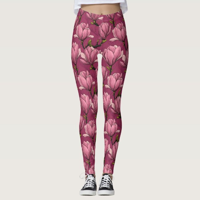 Magnolia garden leggings (Front)