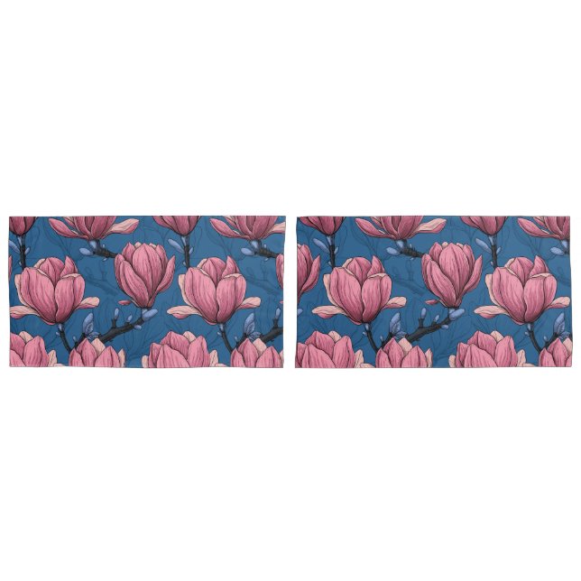 Magnolia garden pillowcase (Front-Set)