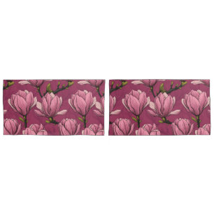 Magnolia garden pillowcase