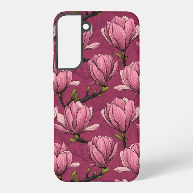 Magnolia garden samsung galaxy s22+ case (Back)