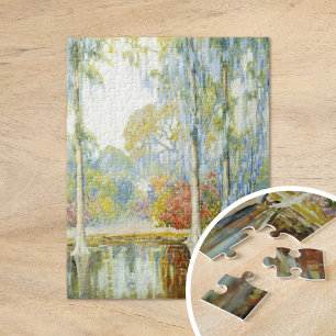 Magnolia Gardens   Alfred Hutty Jigsaw Puzzle