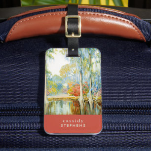 Magnolia Gardens Alfred Hutty Luggage Tag
