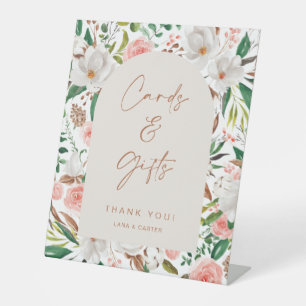 Magnolia Gift Table Wedding L201 Pedestal Sign