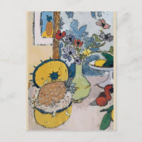 Magnolia in Vase, after Matisse