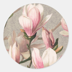 Magnolia - L. Prang & Co Classic Round Sticker