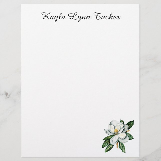 Magnolia Letterhead (Front)