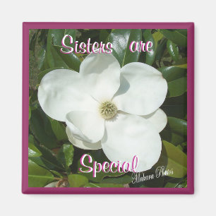 Magnolia magnet-customise magnet