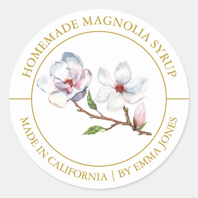 Magnolia Modern label (Front)