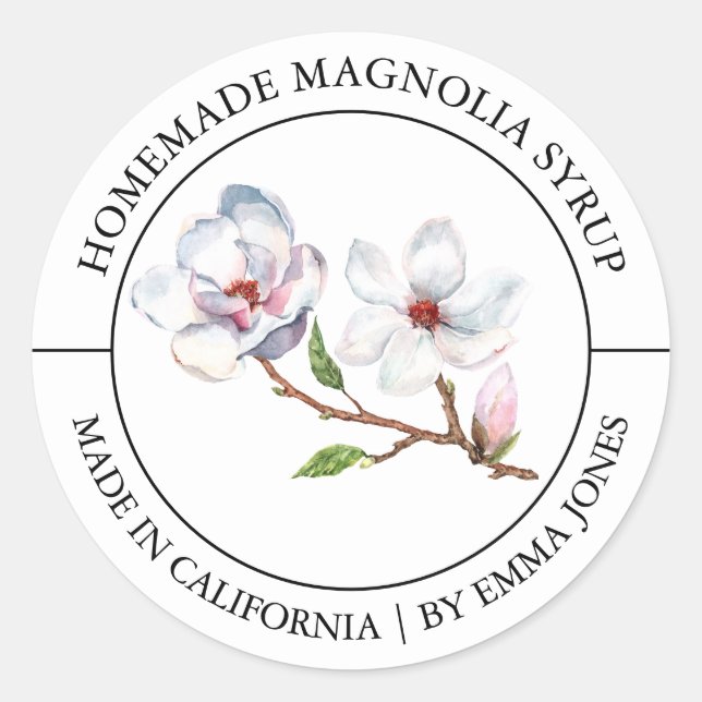 Magnolia Modern label (Front)