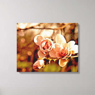 Magnolia Mood in Pink Canvas Print