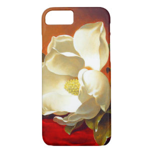 Magnolia on Red Velvet Martin Johnson Heade Case-Mate iPhone Case