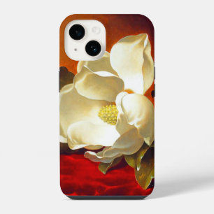 Magnolia on Red Velvet Martin Johnson Heade iPhone 14 Case