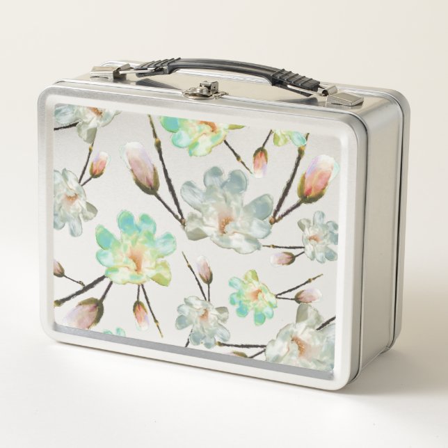 Magnolia Pattern Lunchbox (Front)