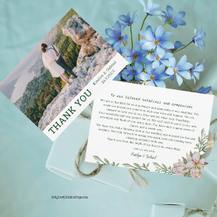 Magnolia Photo Wedding Thank You Template