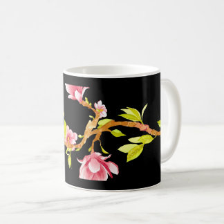 Magnolia Pillow Black Coffee Mug