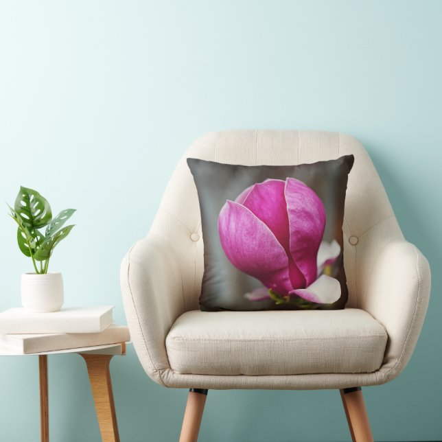 Magnolia Pink Full Bloom Cushion (Chair)