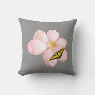 Magnolia Print, Value Poster Paper (Semi-Gloss) Cushion