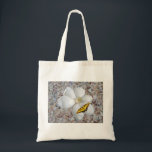 Magnolia Print, Value Poster Paper (Semi-Gloss) Tote Bag<br><div class="desc">Magnolia and Butterfly</div>