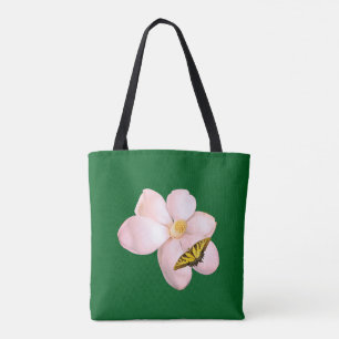 Magnolia Print, Value Poster Paper (Semi-Gloss) Tote Bag