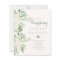 Magnolia Roses Sage Floral Wedding Invites BUDGET